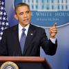 Le président des Etats-Unis Barack Obama à la Maison Blanche le 8 octbre 2013