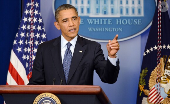 Le président des Etats-Unis Barack Obama à la Maison Blanche le 8 octbre 2013