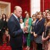 Le prince Philip lors de la remise des Prix duc d'Edimbourg (DofE Awards) au palais St James, à Londres, le 10 octobre 2013.
