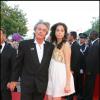 Alain Delon et sa fille Anouchka lors du Festival de Cannes 2007