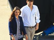 Mila Kunis, in love : Elle tient compagnie à Ashton Kutcher, en plein travail