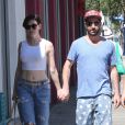 Rose McGowan et son petit ami Davey Detail à Los Angeles, le 17 juillet 2013.