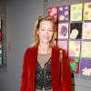 Gabrielle Lazure à l'opening de la Gallery Shchukin, avenue Matignon, avec l'exposition "Beauty and Power" de David Datuna à Paris, le jeudi 10 octobre 2013.