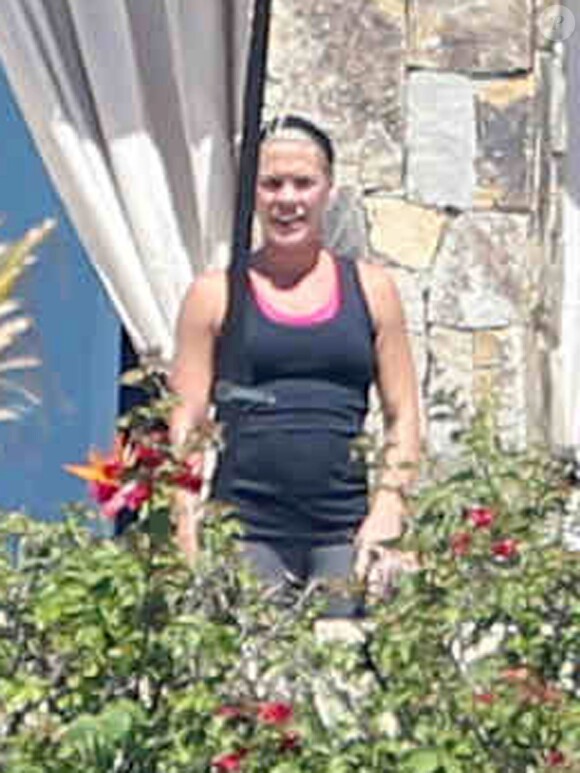 Exclusif - Pink en tenue de sport lors de ses vacances à Cabo San Lucas, le 2 octobre 2013.