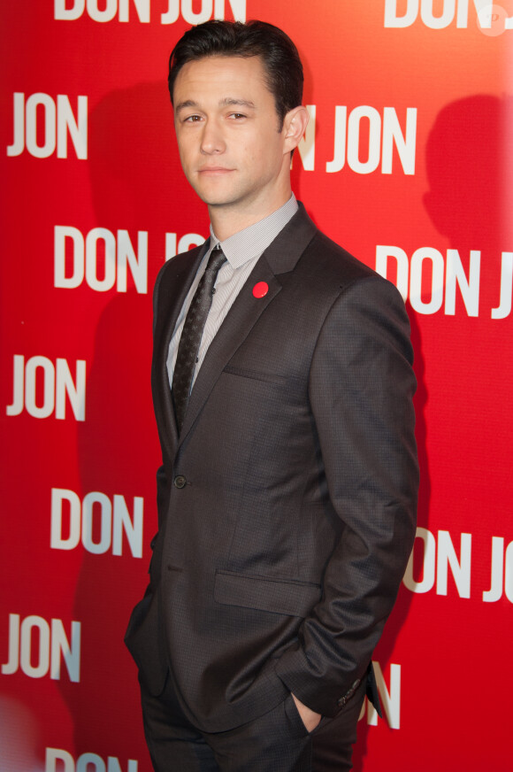 L'acteur-réalisateur Joseph Gordon-Levitt lors de l'avant-première de son film "Don Jon", à Paris, le 14 octobre 2013.