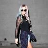 Kesha arrive au Jimmy Kimmel Live à Hollywood, Los Angeles, le 14 octobre 2013.