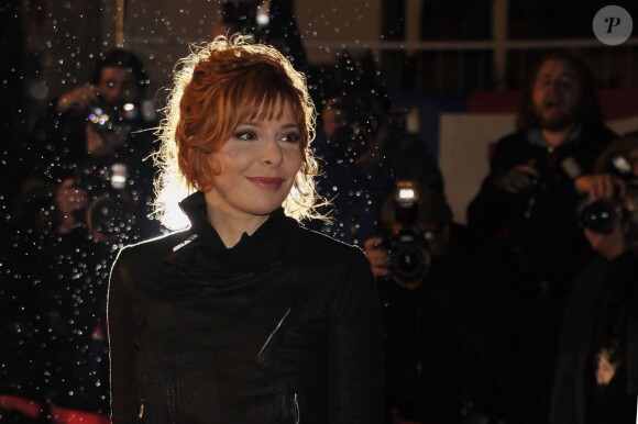 Mylène Farmer à la 13e cérémonie des NRJ Music Awards à Cannes, le 28 janvier 2012.