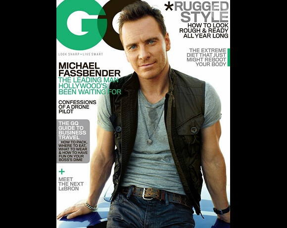 Michael Fassbender en couverture du GQ Magazine.