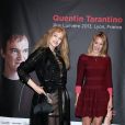 Arielle Dombasle et Ludivine Sagnier - Remise du Prix Lumière 2013 à Quentin Tarantino à Lyon, le 18 octobre 2013.