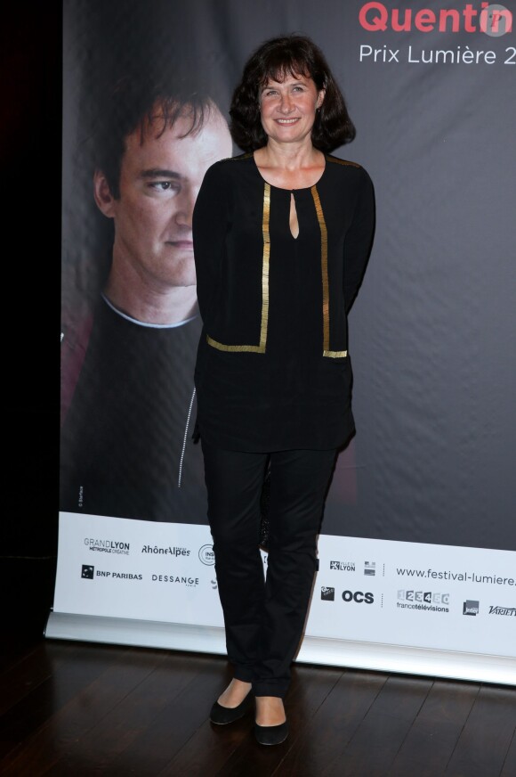 Anne Le Ny - Remise du Prix Lumière 2013 à Quentin Tarantino à Lyon, le 18 octobre 2013.