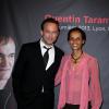 Vincent Pérez et Karine Silla - Remise du Prix Lumière 2013 à Quentin Tarantino à Lyon, le 18 octobre 2013.