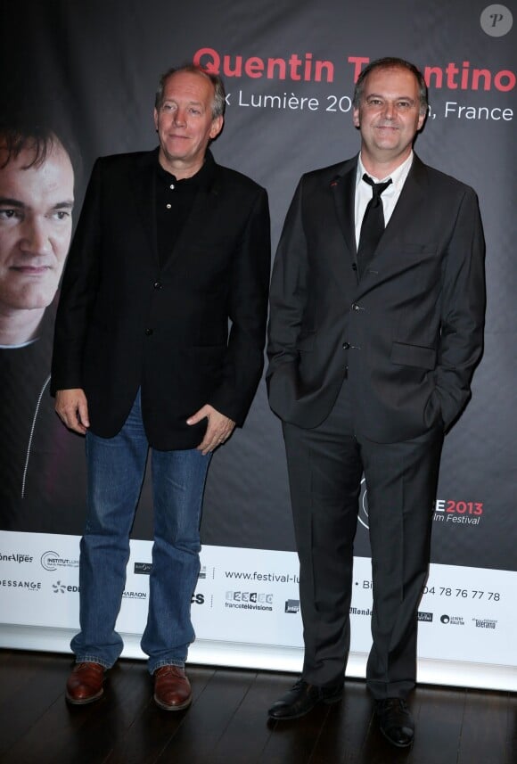 Les frères Dardenne - Remise du Prix Lumière 2013 à Quentin Tarantino à Lyon, le 18 octobre 2013.