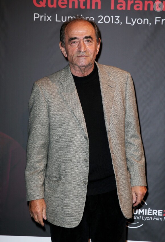 Richard Bohringer - Remise du Prix Lumière 2013 à Quentin Tarantino à Lyon, le 18 octobre 2013.