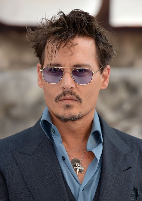 Johnny Depp lors de l'avant-première à Londres du film Lone Ranger le 21 juillet 2013