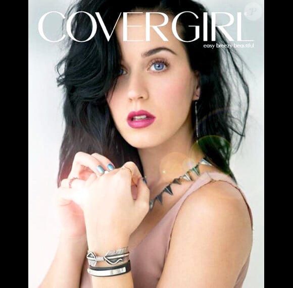 Katy Perry est le nouveau visage de la marque de cosmétiques, CoverGirl le 16 octobre 2013.