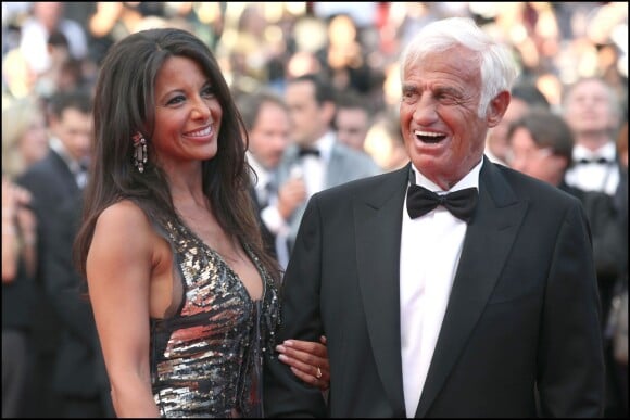 Jean-Paul Blemondo et Barbara Gandolfi à Cannes lors du 64e Festival International du Film le 18 mai 2011