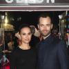 Natalie Portman et son mari Benjamin Millepied, lors de l'avant-première du film Thor : Le Monde des ténèbres, le 22 octobre 2013 à Londres
