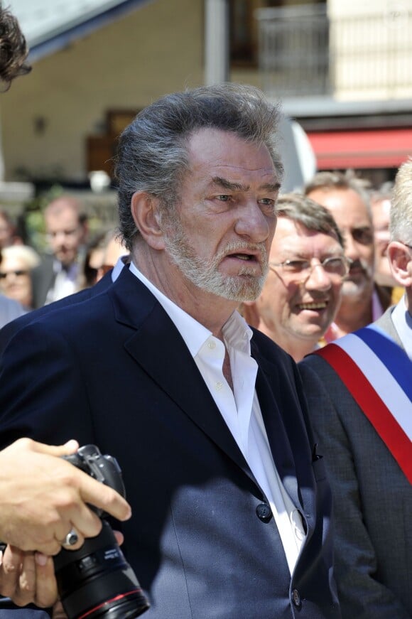 Le chanteur Eddy Mitchell à Saint-Gervais-les-Bains le 31 juillet 2013.