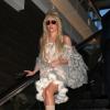 Lady Gaga a l'aéroport de Los Angeles pour prendre un vol pour Berlin, le 22 octobre 2013.