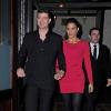 Robin Thicke et sa femme Paula Patton sortent de leur hôtel à New York, le 23 octobre 2013.