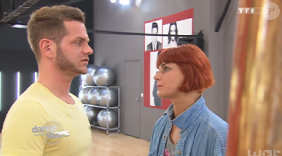 Keen'V et Fauve Hautot lors des répétitions pour "Danse avec les stars 4".