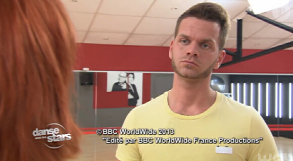 Keen'V et Fauve Hautot lors des répétitions pour "Danse avec les stars 4".