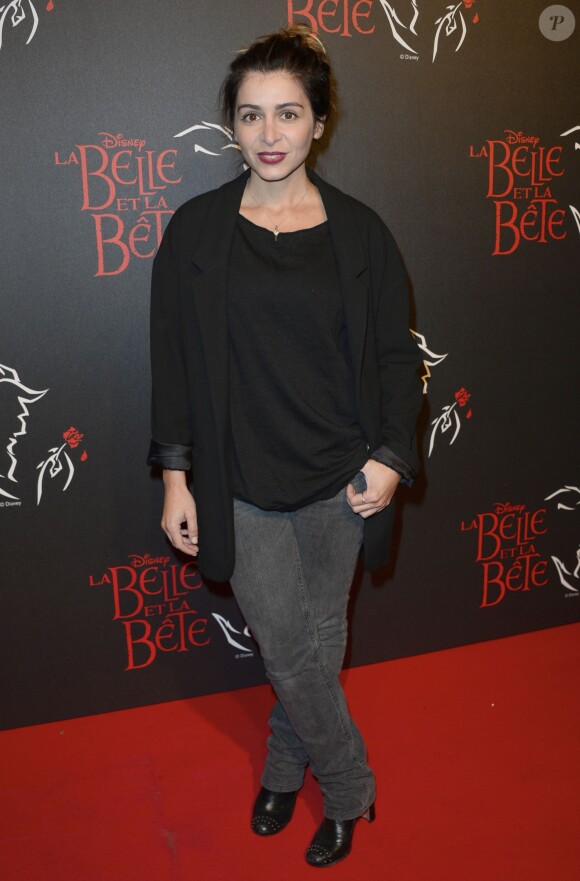 Julie Zenatti à la générale de la comédie musicale "La Belle et la Bête" au Théâtre Mogador à Paris, le 24 octobre 2013.