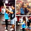 Danielle Jonas fait de l'exercice, photo Instagram, le 24 octobre 2013.