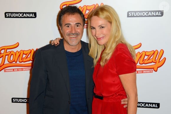José Garcia  et Isabelle Doval lors de l'avant-première du film "Fonzy" au Gaumont Opéra à Paris, le 25 octobre 2013.