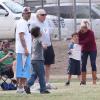 Britney Spears et Kevin Federline sont alles assister au match de football de leurs fils Sean et Jayden a Woodland Hills. Le 26 octobre 2013
