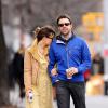 Olivia Wilde et Jason Sudeikis à New York le 1er janvier 2012
