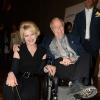 Fanny Ardant et Franco Zeffirelli lors de la soirée de remise des prix "Globi d'Oro" à Rome le 3 juillet 2013