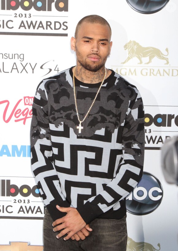 Chris Brown à la soirée "Billboard Music Awards" au "MGM Grand Garden Arena" à Las Vegas, le 19 mai 2013.