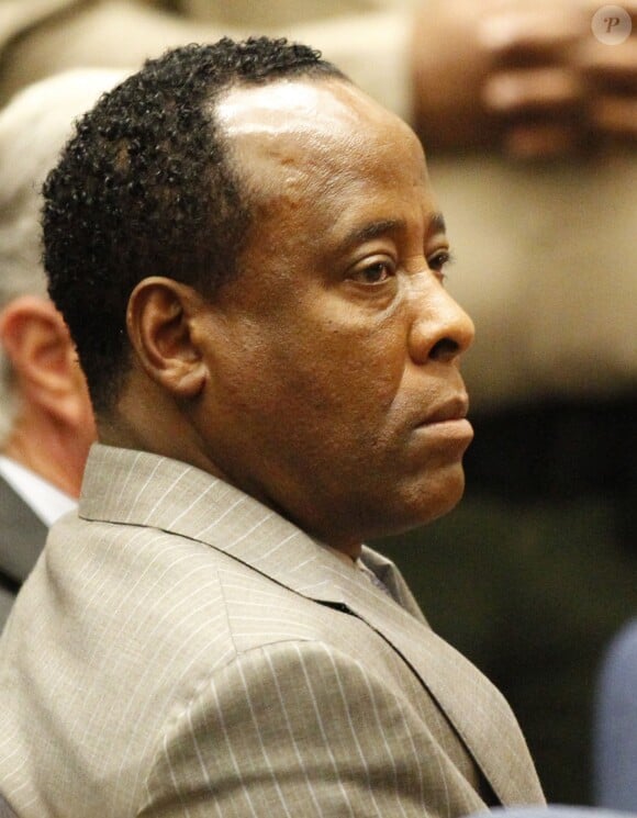 Conrad Murray lors de son procès pour homicide involontaire après la morte brutale de Michael Jackson. Los Angeles, le 7 novembre 2011.