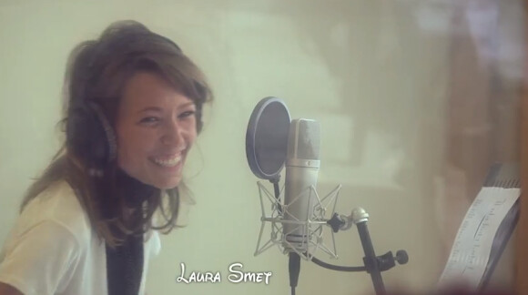 Laura Smet en studio pour We Love Disney