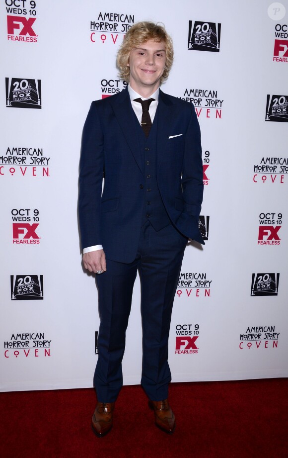 Evan Peters (Vif-Argent dans X-Men) à Los Angeles, le 5 octobre 2013.