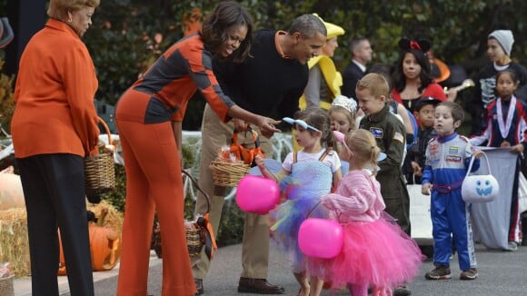 Michelle et Barack Obama : Halloween à la Maison Blanche, c'est quelque chose !
