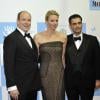 Le prince Albert II de Monaco et la princesse Charlene avec Emmanuel Falco, président de Monaa (Monaco Against Autism) le 15 novembre 2012 au Sporting pour le premier gala de l'association. Fils du sénateur UMP et maire de Toulon Hubert Falco, Emmanuel Falco a été nommé conseiller privé du prince en octobre 2013.