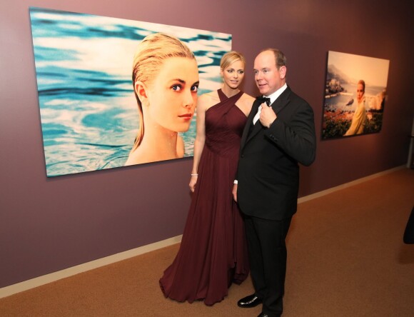 Le prince Albert de Monaco et la princesse Charlene à Philadelphie le 26 octobre 2013