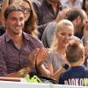 Zlatan Ibrahimovic, déjà présent la veille pour la demi-finale, a assisté avec sa femme Helena Seger et leurs fils Maximilian et Vincent, vêtus de maillots du PSG au nom de Djokovic, au triomphe de Novak Djokovic en finale du Masters de Paris-Bercy contre David Ferrer, le 3 novembre 2013.