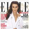 Lea Michele pose en couverture de ELLE, édition américaine de décembre 2013.