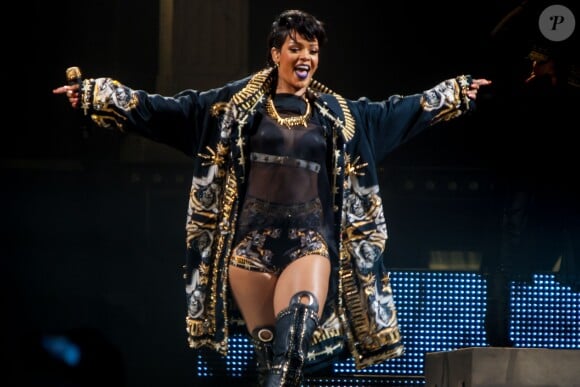 Rihanna en concert à Melbourne, le 30 septembre 2013.