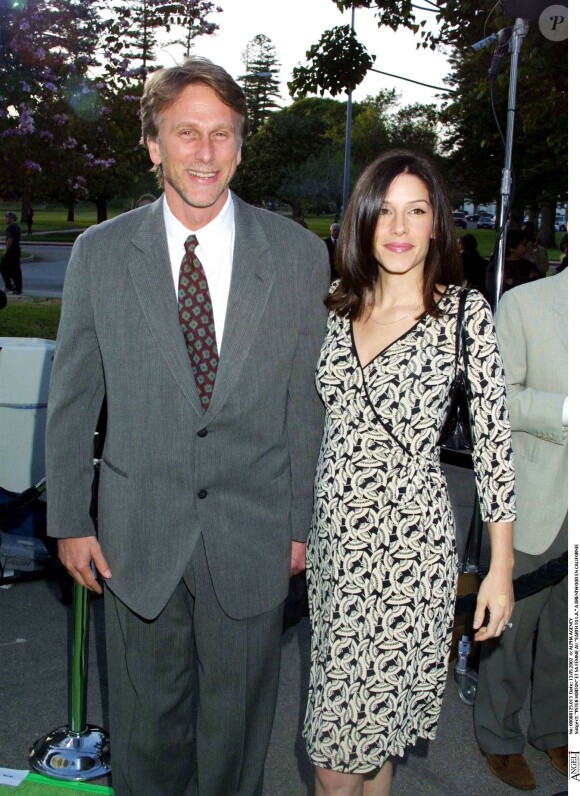 Peter Horton et sa femme en Californie le 13 mai 2002
