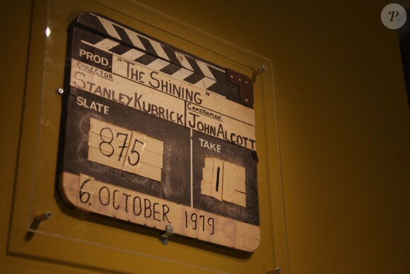 Un clap de Shining à la Cinémathèque de Paris le 22 mars 2011.