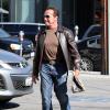 Arnold Schwarzenegger et sa fille Christina quittent un restaurant a Brentwood le 5 novembre 2013.  Semi-Exclusive - For Germany call for price - Former California Governor and action star Arnold Schwarzenegger spotted leaving Tavern Restaurant in Brentwood, California with his daughter Christina on November 5, 2013.05/11/2013 - Brentwood