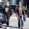 Arnold Schwarzenegger et sa fille Christina quittent un restaurant a Brentwood le 5 novembre 2013.  Semi-Exclusive - For Germany call for price - Former California Governor and action star Arnold Schwarzenegger spotted leaving Tavern Restaurant in Brentwood, California with his daughter Christina on November 5, 2013.05/11/2013 - Brentwood