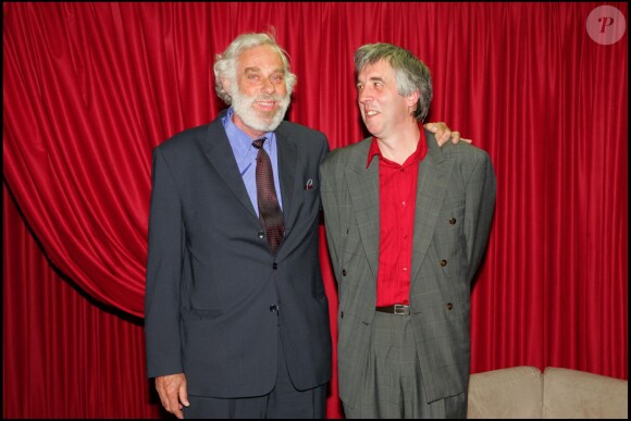 Jean-Luc Bideau et Gilles Privat à Paris le 9 mai 2005