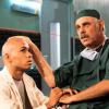Eric Judor et Jean-Luc Bideau sur le tournage de "H"
