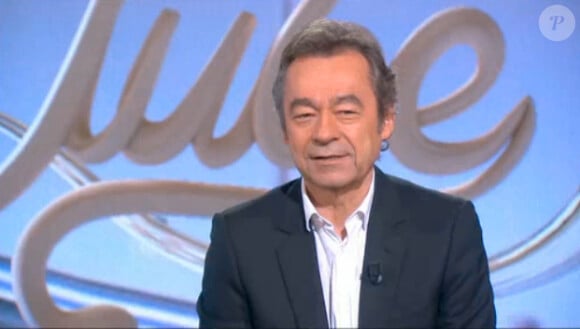 Michel Denisot invité sur le plateau du Tube, sur Canal+, le samedi 9 novembre 2013.