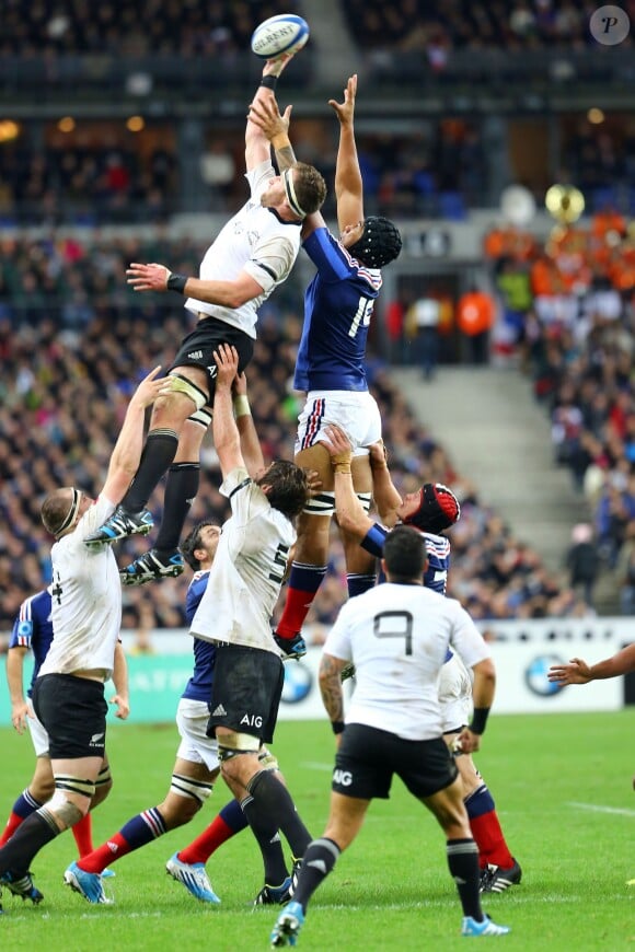 Match de rugby France-Nouvelle-Zelande (All Blacks) au stade de France, Saint-Denis, le 9 Novembre 2013.